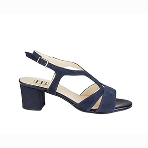 HB Italia Shoes - Coco In Navy Suede