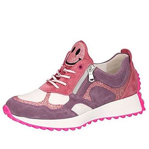 Waldlaufer Ladies Lace Up's - H-Pinky In Lilac & Rose