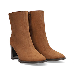 Alpe - Ladies Classic Brown Suede Ankle Boots