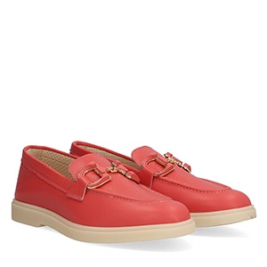 Alpe - Ladies Coral Leather Loafer Shoes