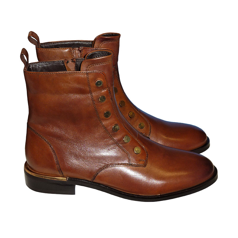 Tan leather hotsell ankle boots sale