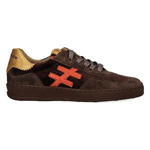 Another Trend A0328103 - Ladies Brown Multi Trainers