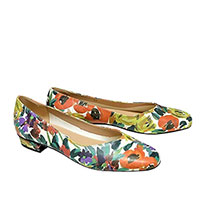 HB Italia Shoes - Ladies Slip On Multicoloured Pump Shoes