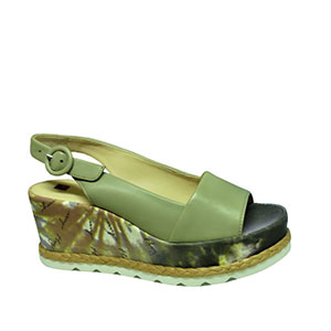 Hogl Women's Wedge Sandals In Reed/Chocolat