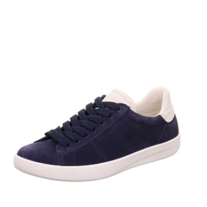 Legero- Silence - Womens Navy Suede Leather Lace Up Shoes