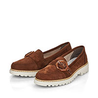 Rieker - 54864-24 Ladies Brown Loafers 