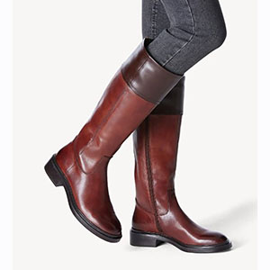 SALE £80 - Tamaris - Ladies Classic Cognac Leather Boots 