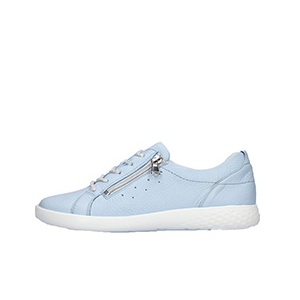 Waldlaufer - H-Cloe Ladies Pale Blue Lace Up Shoes