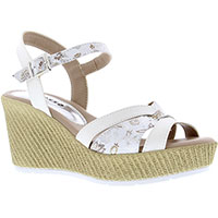 Adesso - Ladies Wedge Sandals Sinead In White