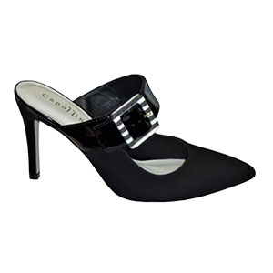 Capollini Women's Mules - Core In Black & White