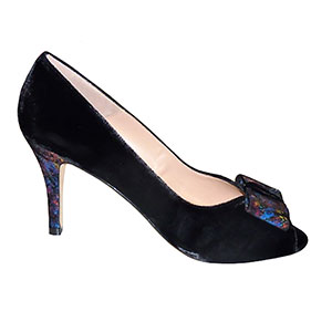 HB Shoes Espana - Kaiser In Black Velvet