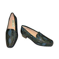 HB Italia Shoes - Ladies Moaccasins In Forest Navada