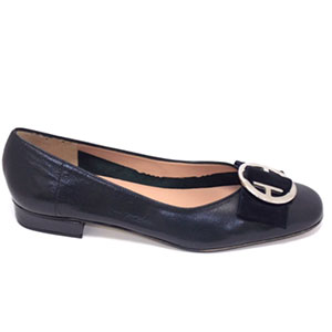 HB Italia Shoes June In Navy Leather 