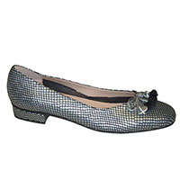 HB Italia Shoes Jest In Silver Leather