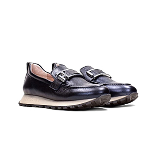 Hispanitas Loira Ladies Midnight Blue (Navy) Moccasin Shoe