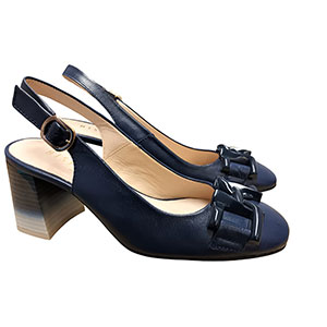 Hispanitas Australia - Ladies Navy Sling Back Shoes 