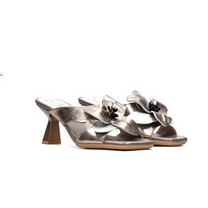 Hispanitas Danielle Ladies Mules In Pewter