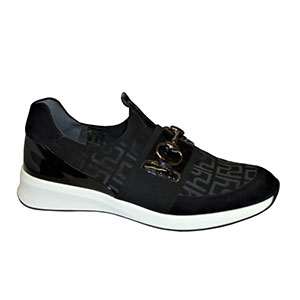 Hogl Women's Slip On Black Shoes - 0-103328