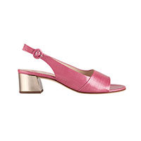 Hogl - 7-102105 Ladies Patent Pink Blocked Heeled Sandals