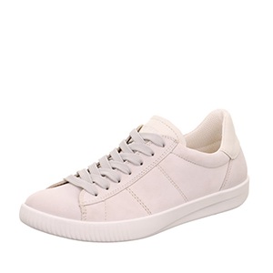 Legero Silence - Women's Beige Suede Leather Lace Up Shoes 