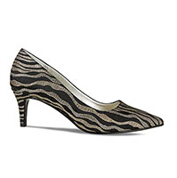 Sale - Lisa Kay Shoes - Jacqui In Metal Zebra