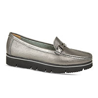 Sale - Lisa Kay Women's Loafer Shoes Floss In Pewter