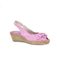 Sale Now £30.00 - Lisa Kay Shoes - Sunny In Pink Suede