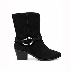 Maria Lya - Stellar Ladies Black Suede Boots 