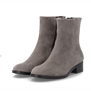 Remonte - D3473-42 Womens Grey Suede Ankle Boots