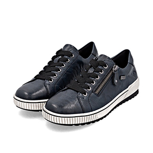 Remonte Tex - D0700-15 Ladies Blue Water Resistant Lace Ups
