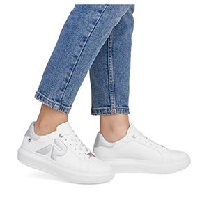 Rieker Sport - W1204-82 Ladies White Leather Trainers