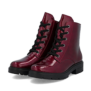 Rieker - Z2841-33 Ladies Red Patent Boots