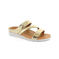 Strive Ladies Sandals - Azore In Light Gold 