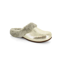 Strive Women's Slippers - Olso In Silver Glamour
