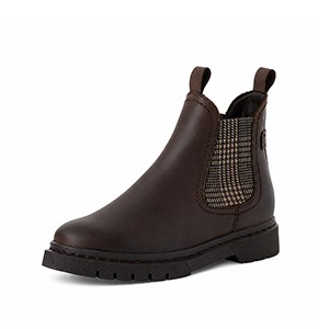 Tamaris Womens Brown Leather Chelsea Boots 
