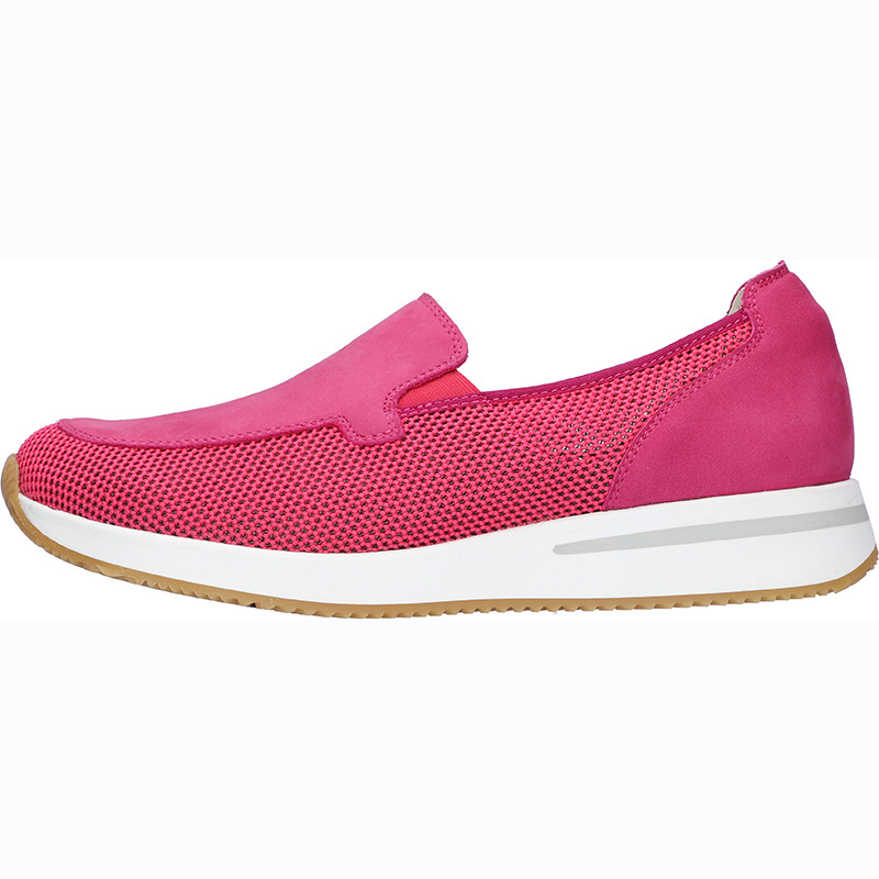 Waldlaufer Ladies Moccasin Slipper - H-Agnes In Magenta (Pink)