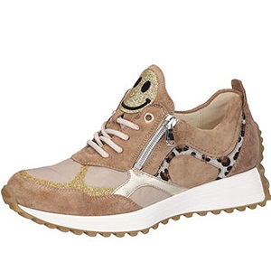 Waldlaufer Ladies Lace Up's - H-Pinky In Toffee & Nougat